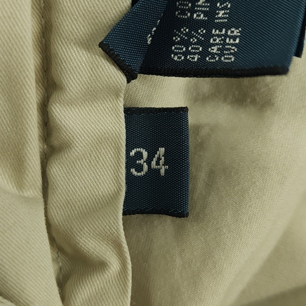 Polo Ralph Lauren Shorts Mens 34 Khaki Twill Chino Sporting Club Classic Golf - Picture 5 of 11